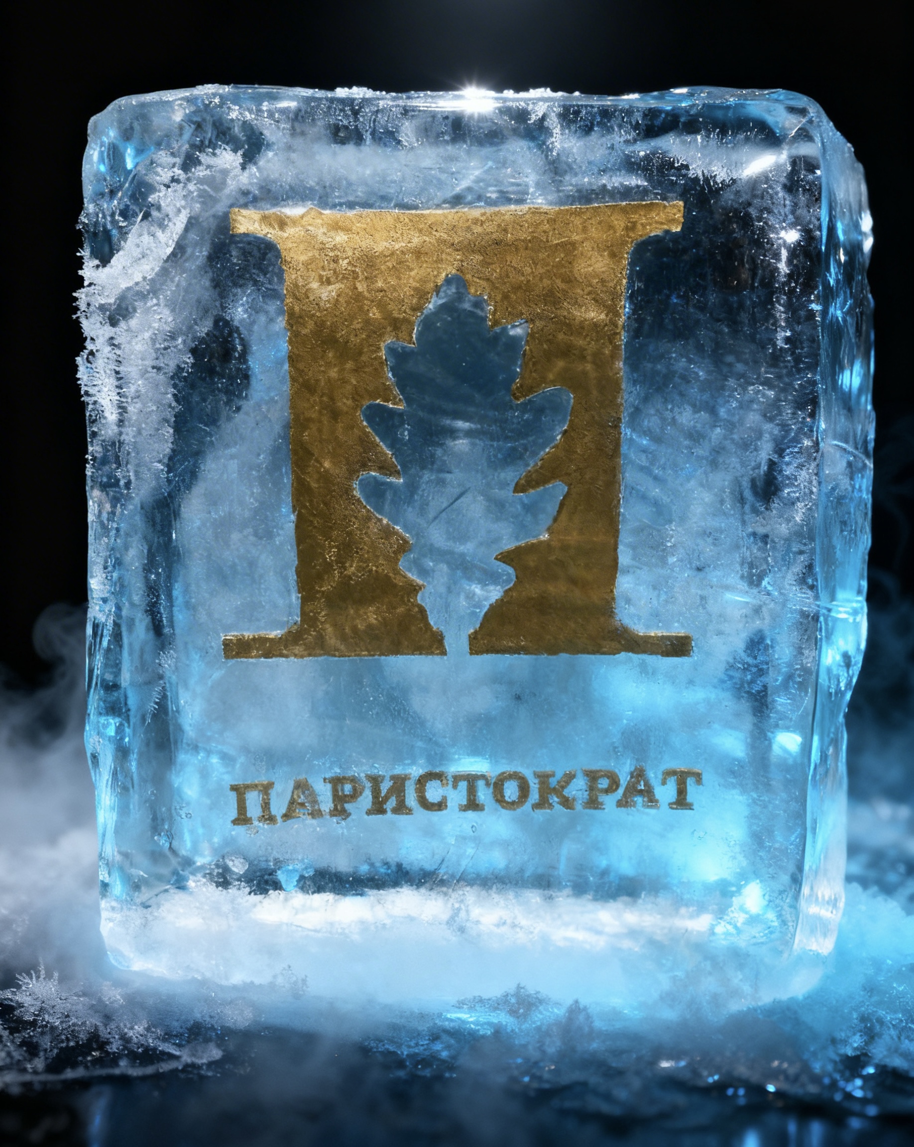 Ледяные блоки с логотипом, цветами или предметами в Казани — изготовление арт-льда на заказ