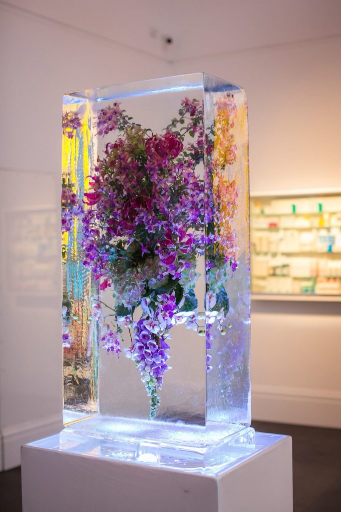 Цветы во льду Казань