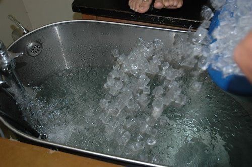 Ледяные процедуры для восстановления после физической нагрузки