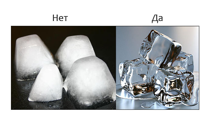 Сравнение домашнего и профессионального льда Казань